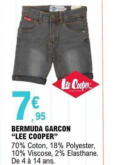 Lee Cooper Bermuda Garçon