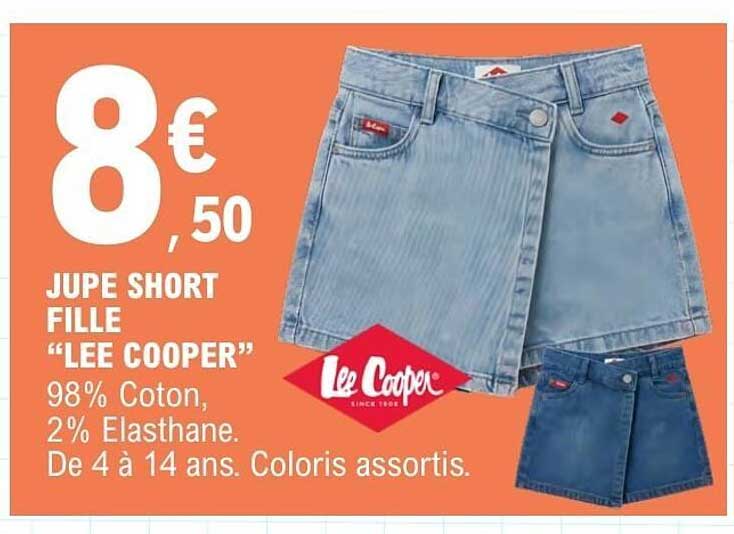 Lee Cooper JUPE SHORT FILLE