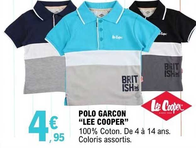 Lee Cooper POLO GARCON