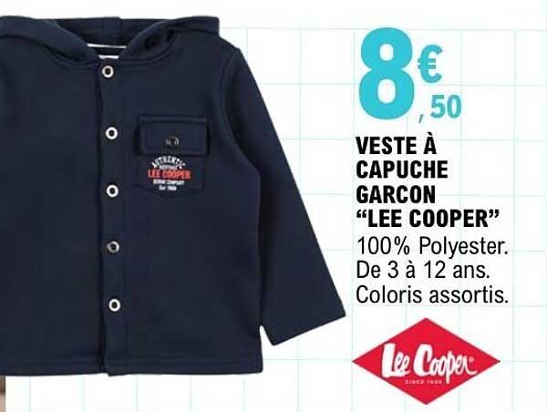 Lee Cooper Veste à capuche garçon