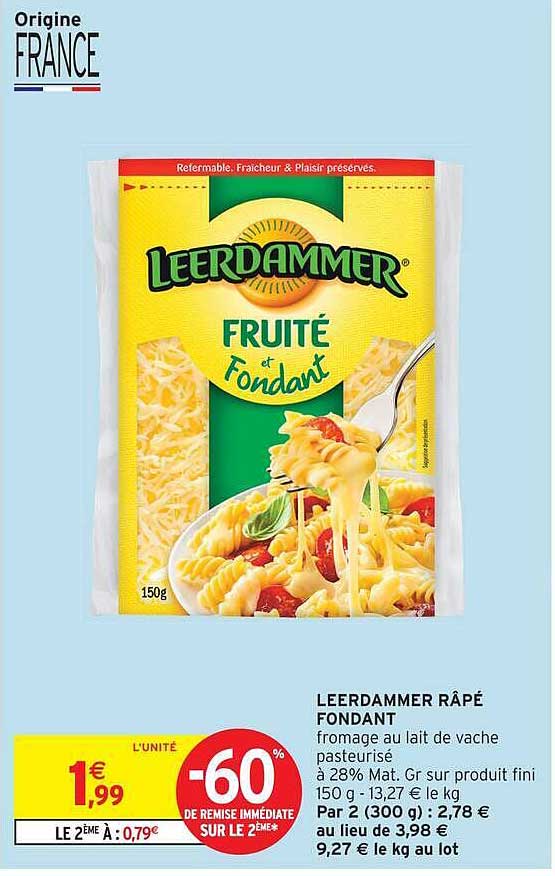 Leerdammer Fruité et Fondant