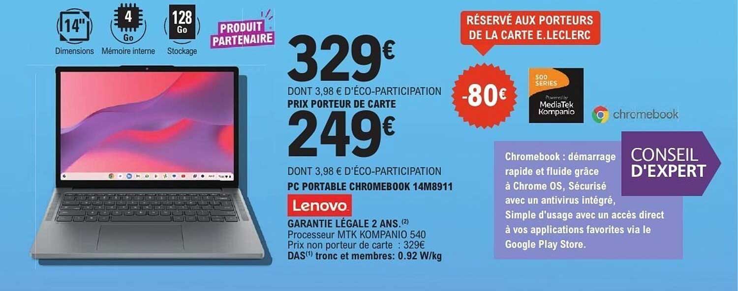 Lenovo PC PORTABLE CHROMEBOOK 14M8911