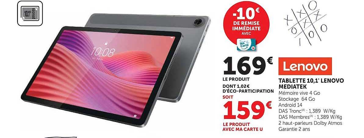 Lenovo TABLETTE 10,1' LENOVO MEDIATEK