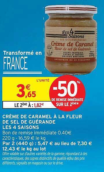 Les 4 Saisons Crème de Caramel