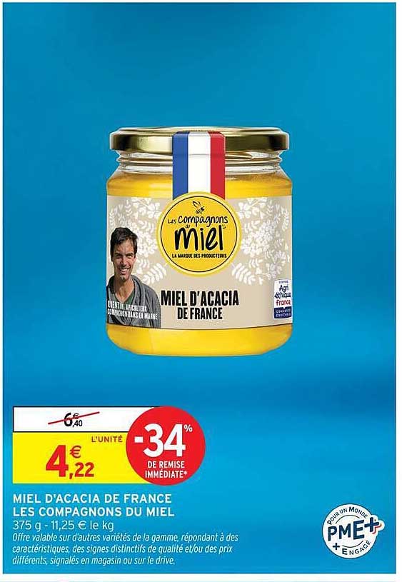 Les Compagnons du Miel Miel d'Acacia de France