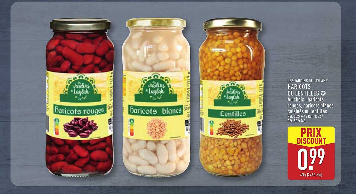 Les Jardins de Laylah Haricots ou Lentilles