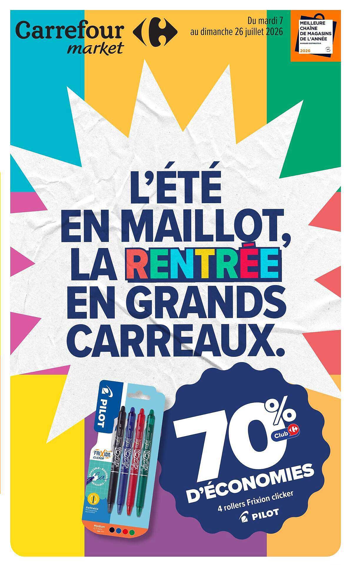 L'ÉTÉ EN MAILLOT, LA RENTRÉE EN GRANDS CARREAUX