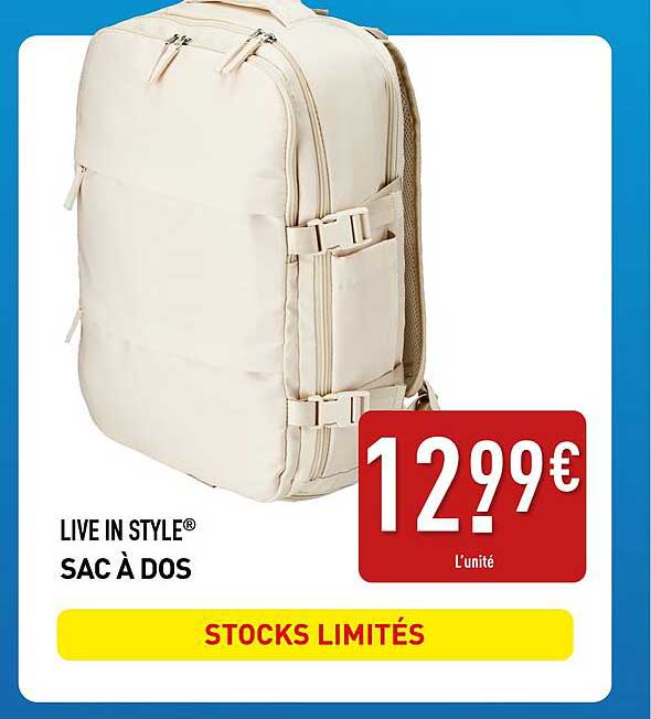 LIVE IN STYLE SAC À DOS