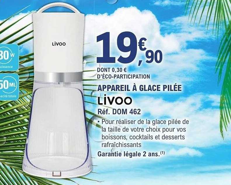 Livoo Appareil à glace pilée