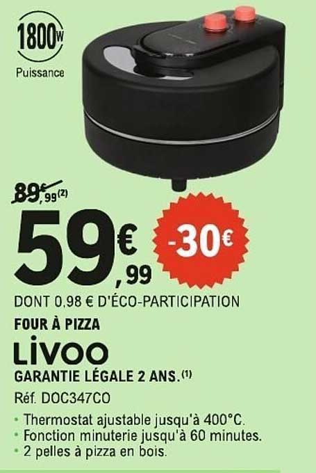 LIVOO FOUR À PIZZA