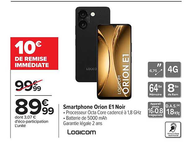 Logicom Orion E1 Noir