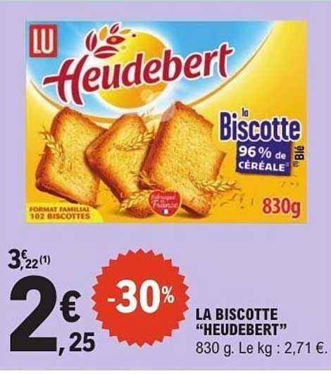 LU Heudebert la Biscotte