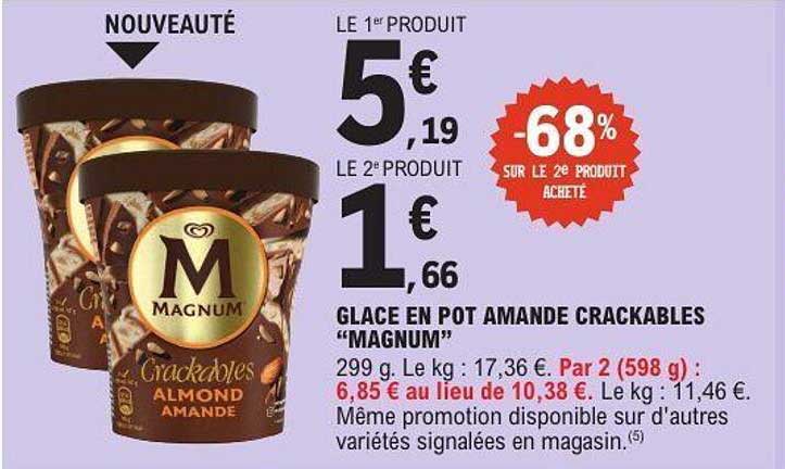 Magnum Crackables Almond Amande