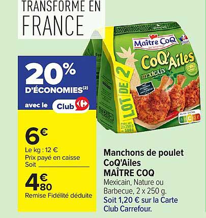 Maître CoQ CoQ'Ailes