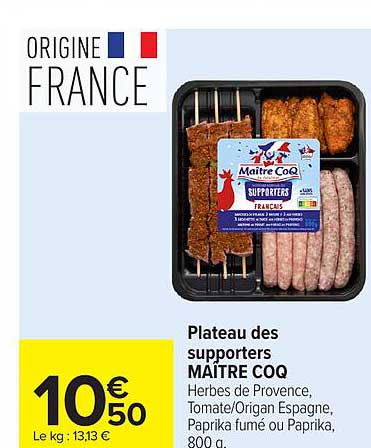 Maître CoQ Plateau des supporters