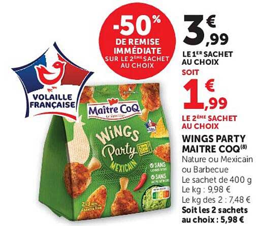 Maître CoQ Wings Party