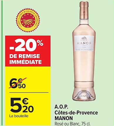 MÂNON Côtes-de-Provence