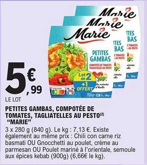 Marie Petites Gambas