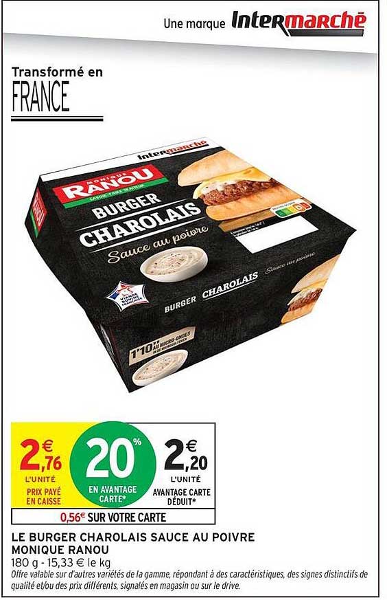 MONIQUE RANOU BURGER CHAROLAIS