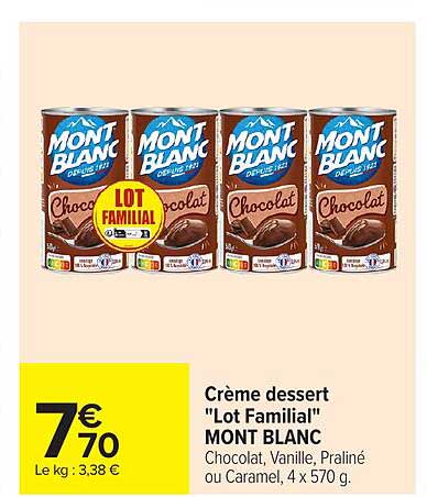 MONT BLANC Chocolat