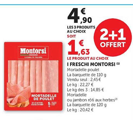 Montorsi Mortadelle de poulet