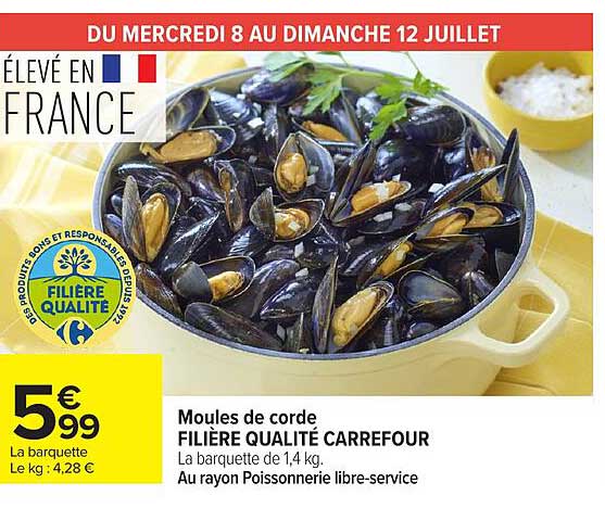Moules de corde