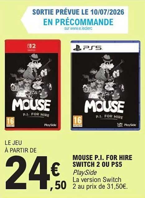 MOUSE P.I. FOR HIRE
