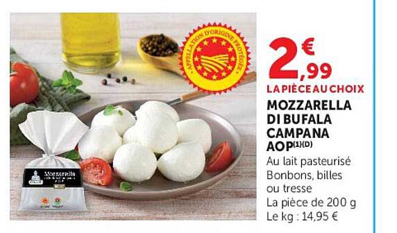 MOZZARELLA DI BUFALA CAMPANA AOP