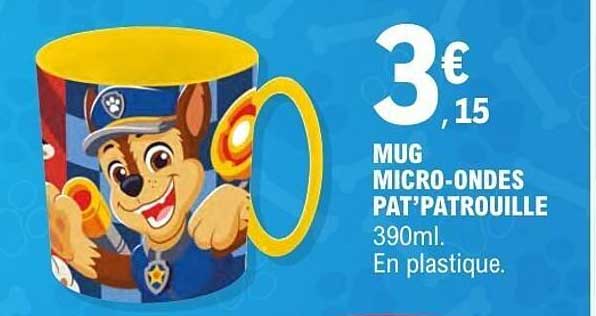 MUG MICRO-ONDES PAT'PATROUILLE