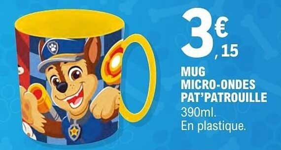 MUG MICRO-ONDES PAT'PATROUILLE