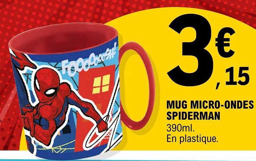 MUG MICRO-ONDES SPIDERMAN