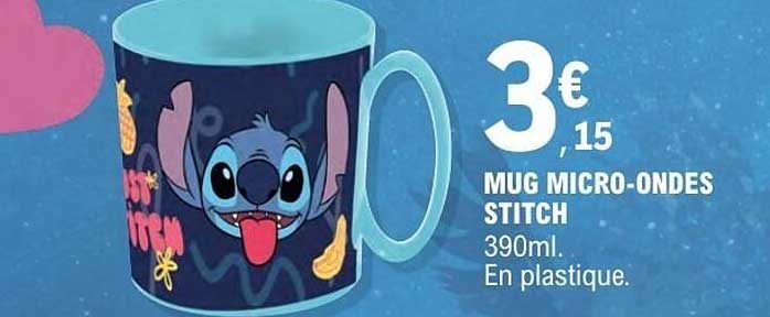 MUG MICRO-ONDES STITCH