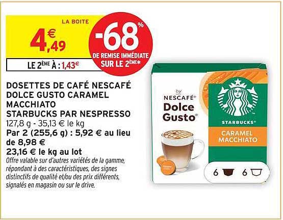 Nescafé Dolce Gusto Caramel Macchiato Starbucks