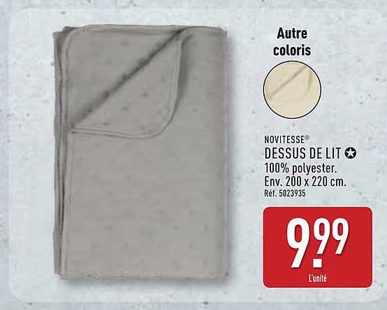 NOVITESSE DESSUS DE LIT