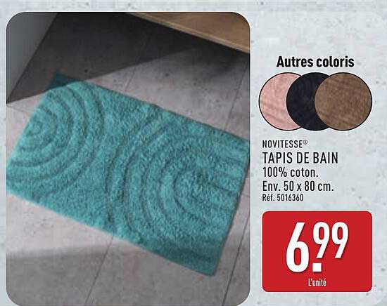 NOVITESSE Tapis de bain