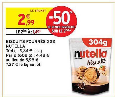 Nutella biscuits