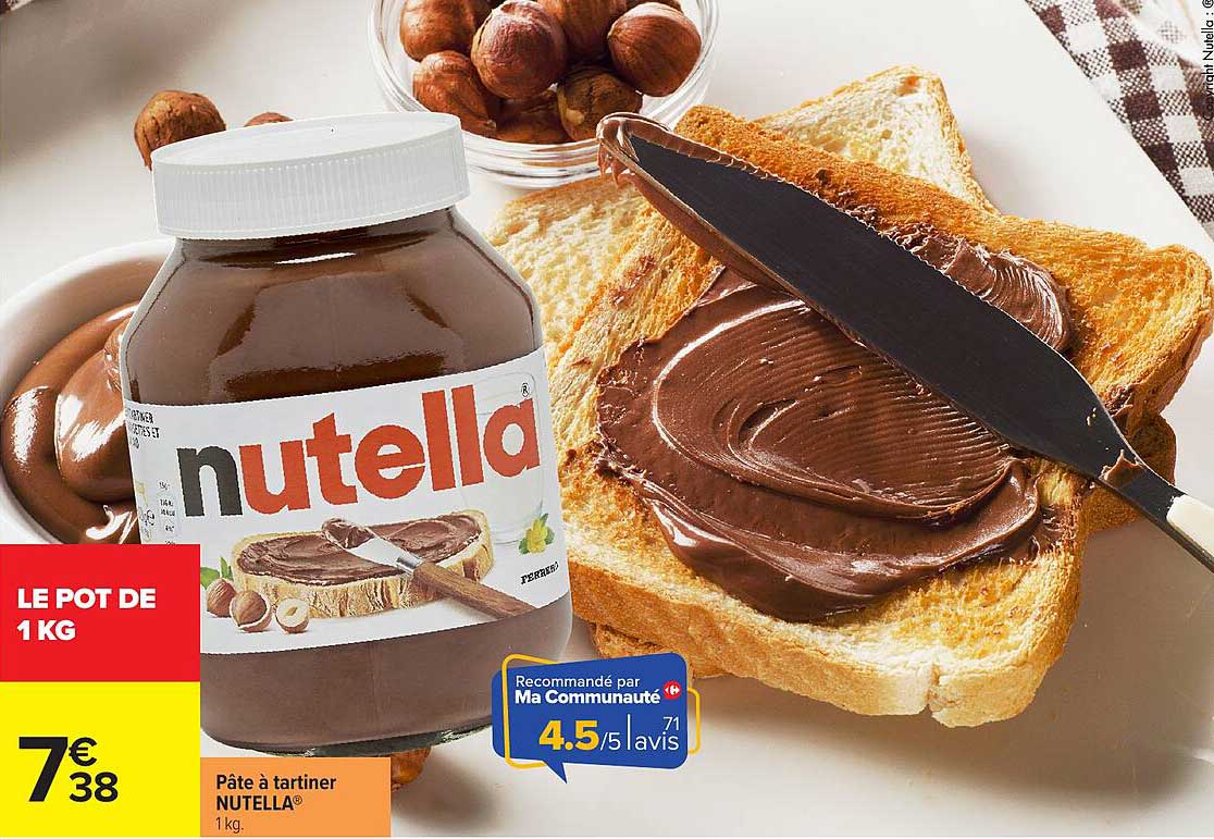 NUTELLA Pâte à tartiner