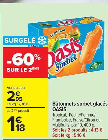 Oasis Sorbetits