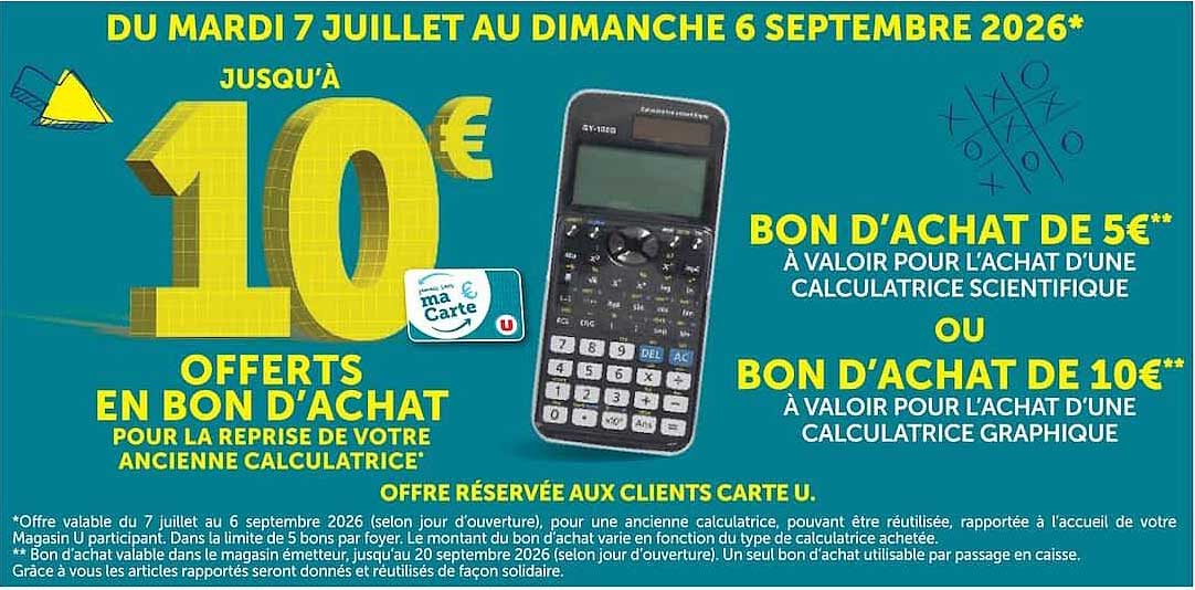 OFFERTS EN BON D’ACHAT