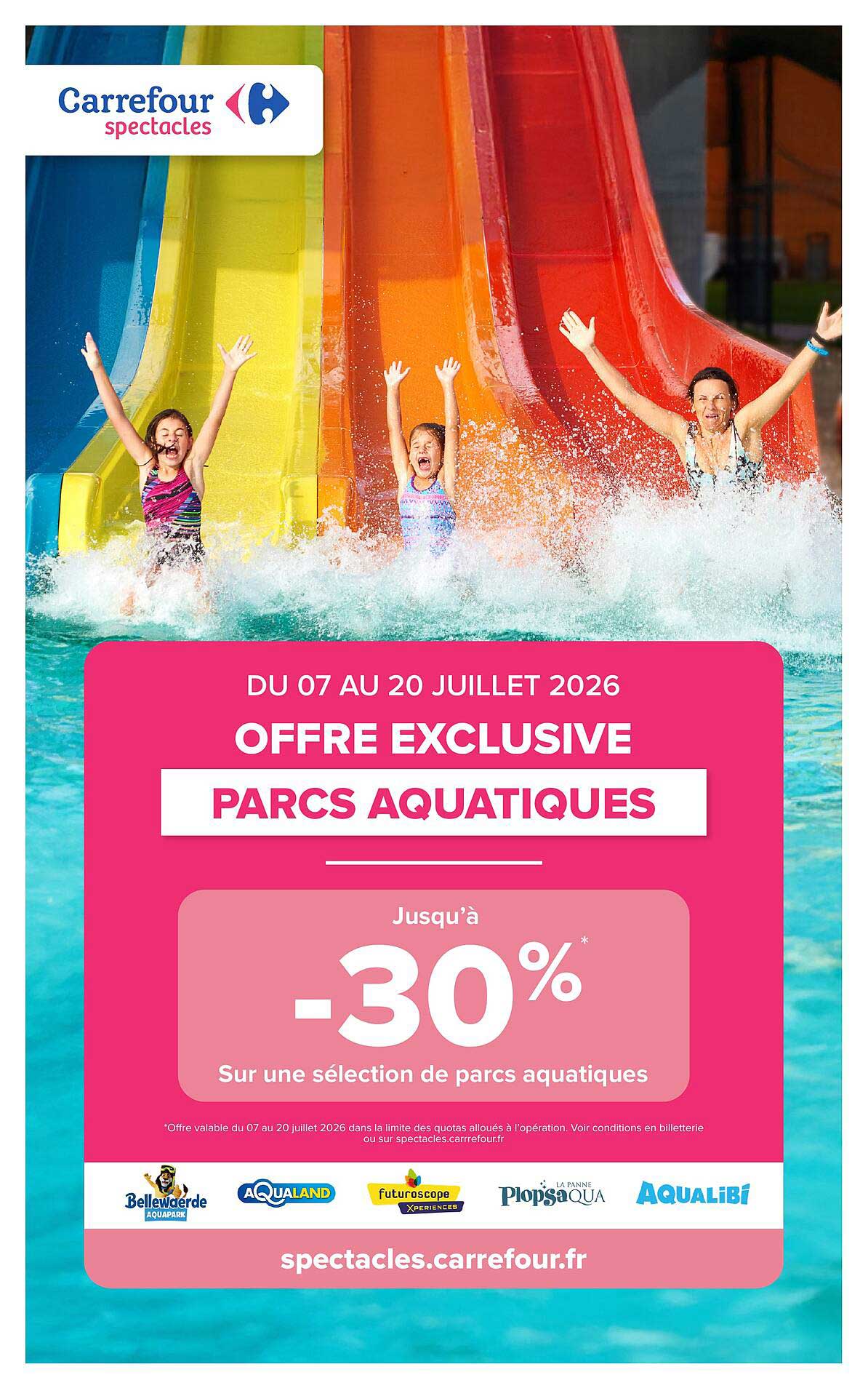 OFFRE EXCLUSIVE PARCS AQUATIQUES