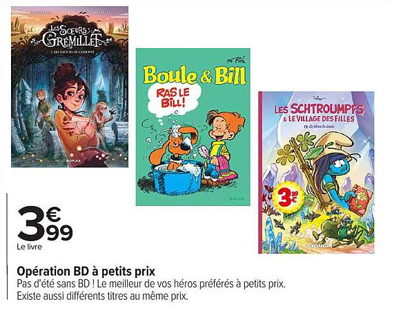 Opération BD à petits prix