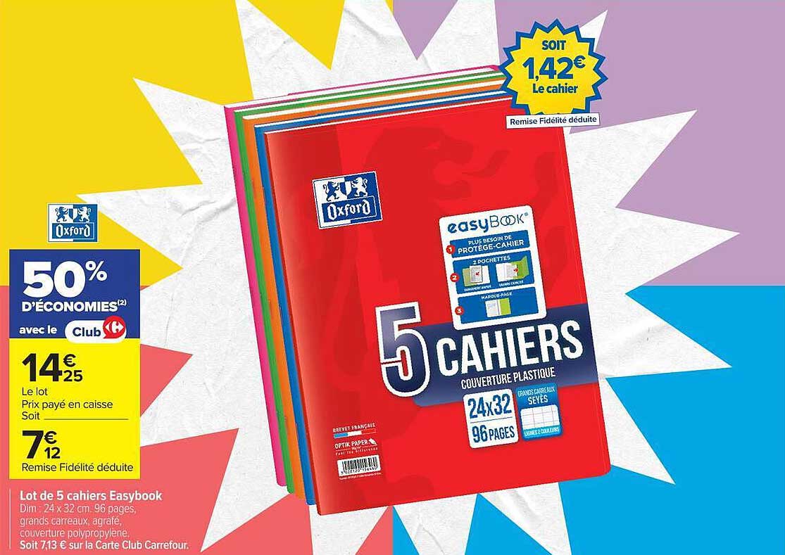 Oxford 5 cahiers