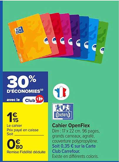 Oxford Cahier OpenFlex