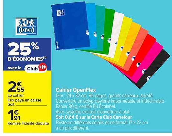 Oxford Cahier OpenFlex