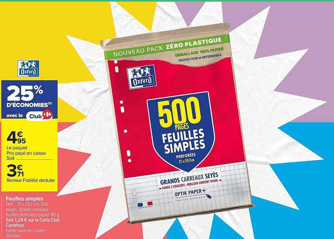 Oxford Feuilles Simples