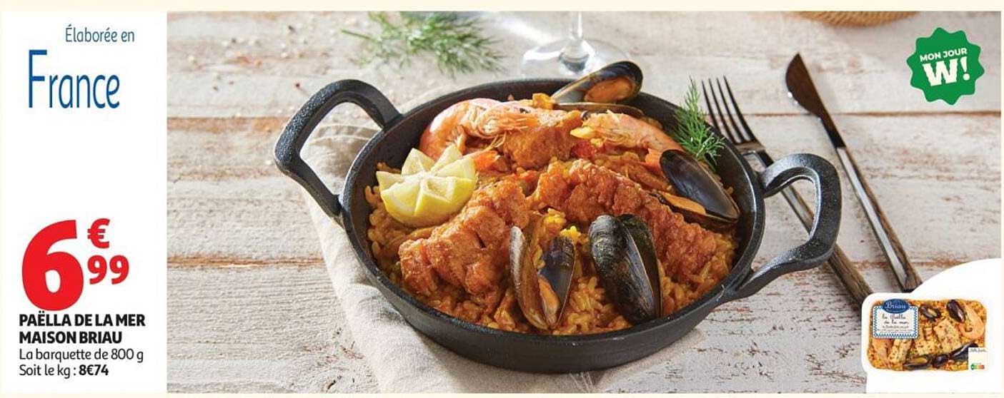 PAËLLA DE LA MER MAISON BRIAU