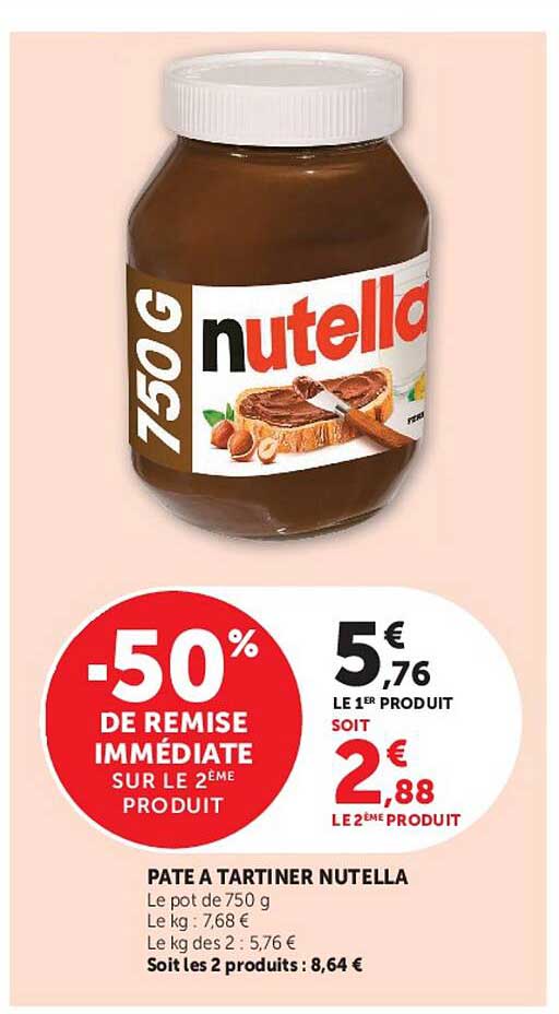 PATE A TARTINER NUTELLA