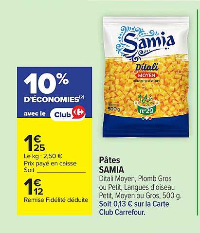 Pâtes SAMIA