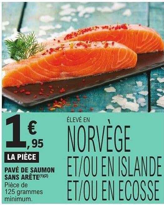 PAVÉ DE SAUMON SANS ARÊTE