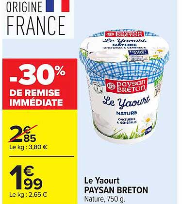 Paysan Breton Le Yaourt